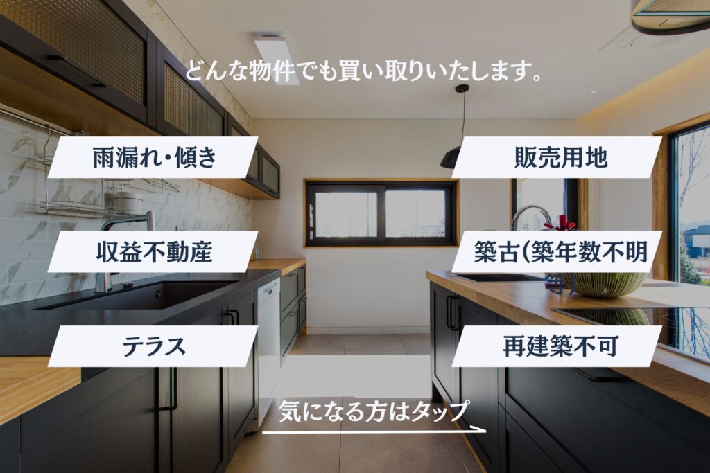 不動産であつかっているジャンルを表す画像